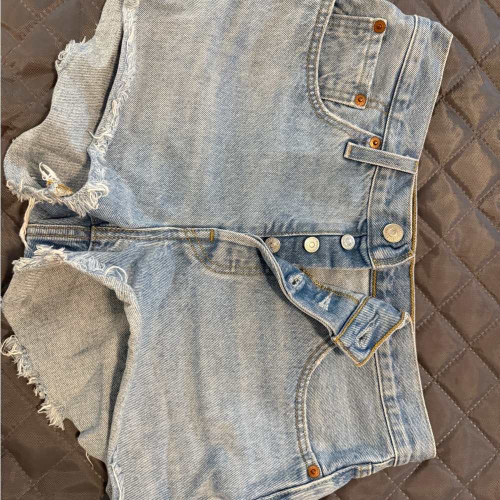 Levi's Classic Blue Denim Shorts